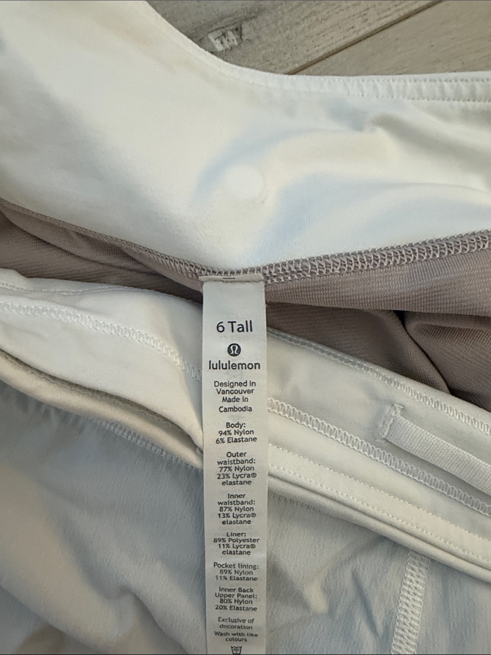 lululemon athletica White Speed up short - Picture 4 of 5